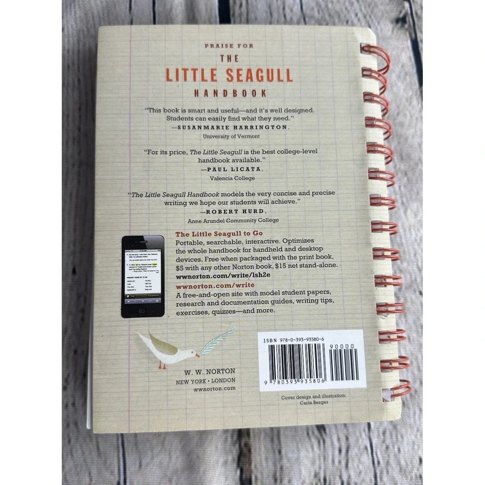 The Little Seagull Hand-Book Spiral 2E Bullock, Brody, Weinberg College Writing